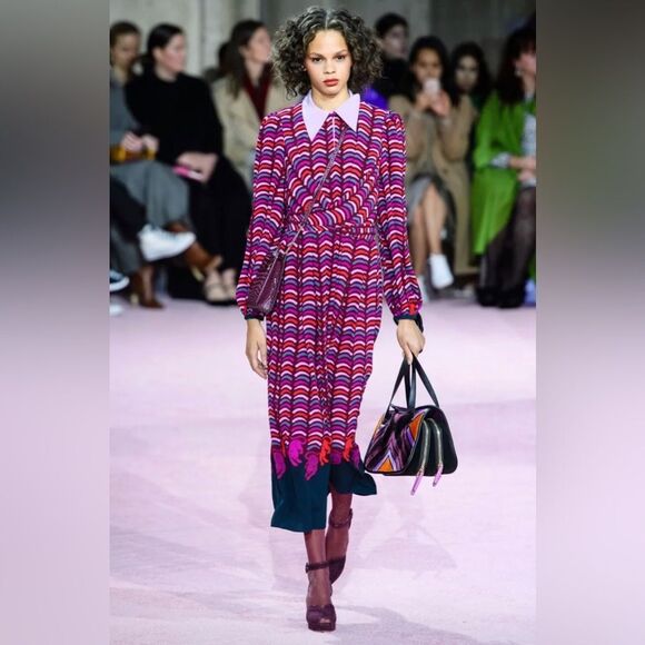 Kate Spade‎ Rawr Crepe Midi Windowpane Dress 0 - Picture 1 of 15